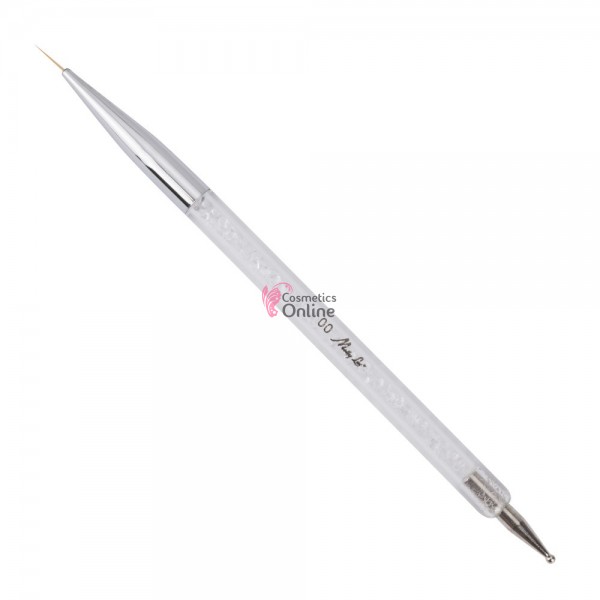 Pensula Mollylac cu 2 capete pt pictura unghii nr 00 si instrument punctie, model 397447